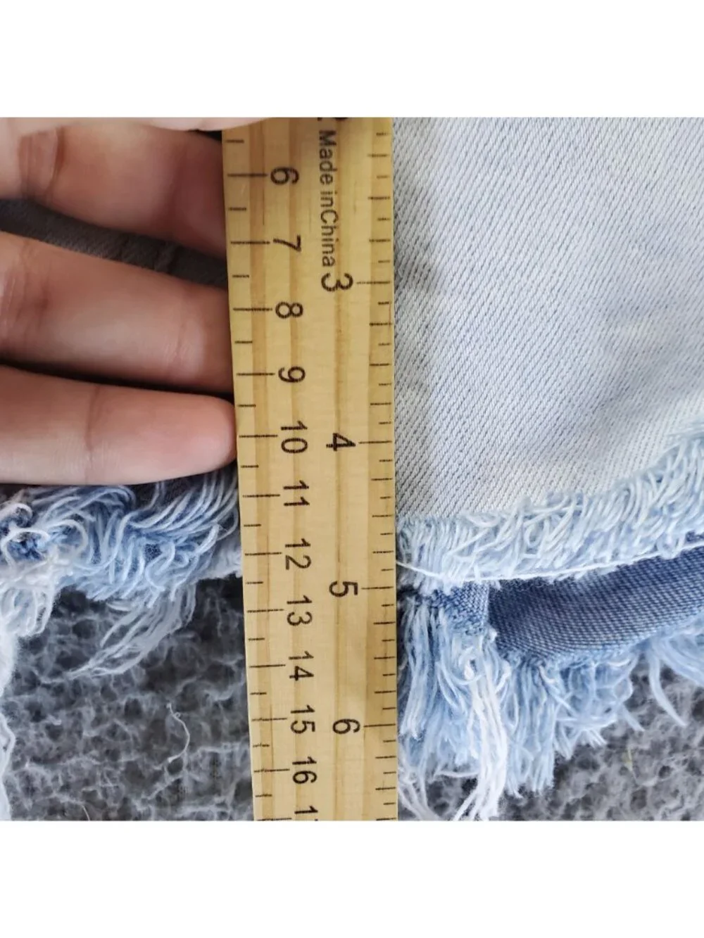 Vervet Shorts Womens Small Blue Cutoff Stretch Denim Jorts *Read*